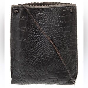 B May Embossed Leather Bag